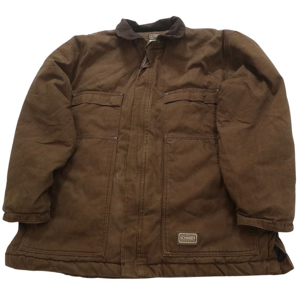 古着卸 ダック地 トラディショナル型 ジャケット 2枚セット メンズ 2XL カバーオール ワーク 古着 NC5556