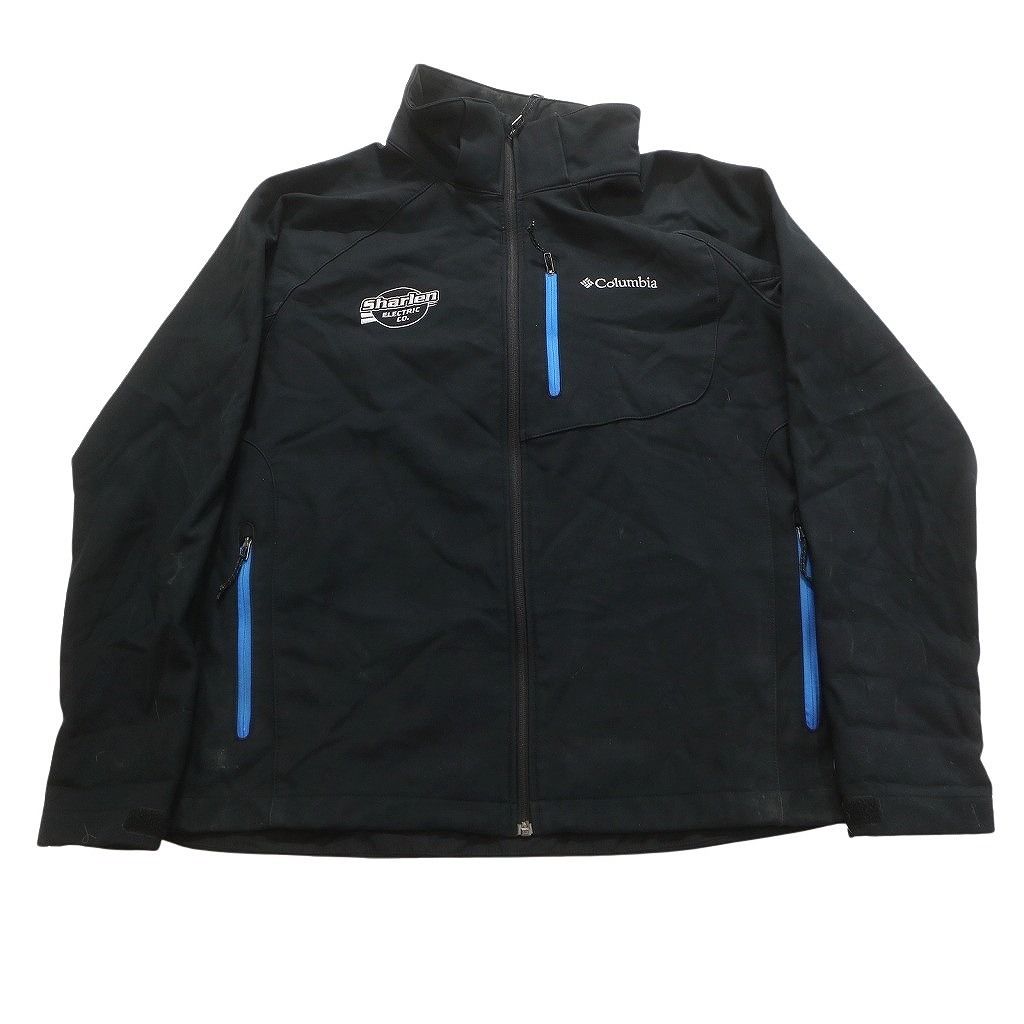 古着卸 コロンビア ソフトシェル ジャケット 6枚セット メンズ XL 企業 フルジップ ジップポケット 古着 NC5602