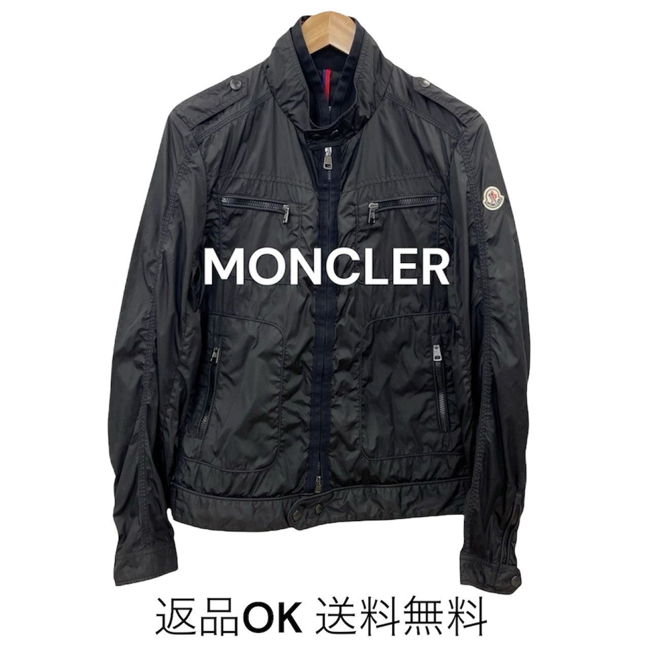 返品OK】正規品 MONCLER モンクレール ナイロンジャケット サイズ3 L 