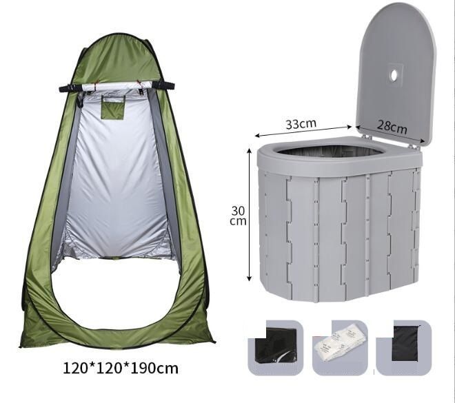 上質簡易トイレ 災害用トイレセット 非常用トイレ 折りたたみ式 凝固剤付 車中泊 携帯トイレ 介護 洪水 防災 災害アウトドア 簡単使用