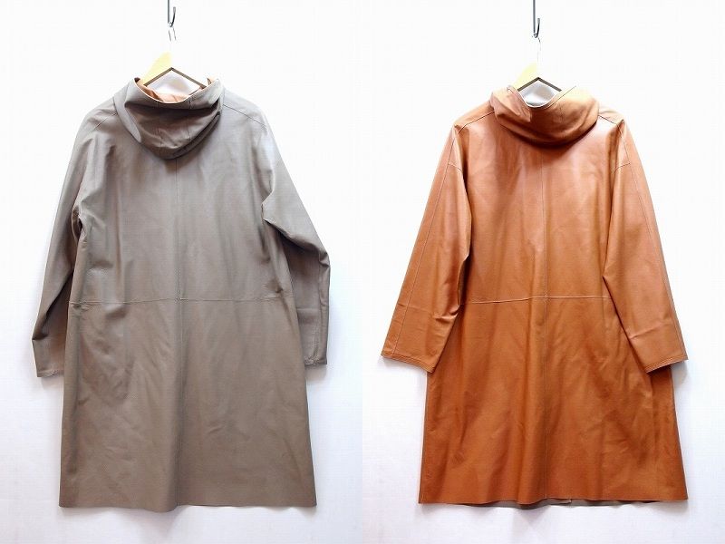 224823 Flawless Trump フローレストランプ リバーシブル ラムスキン 羊革 ロングコート