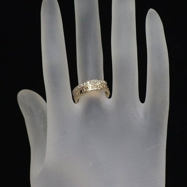  K 18 PG ダイヤモンド リング 0.30 ct リング 指輪 アクセサリー