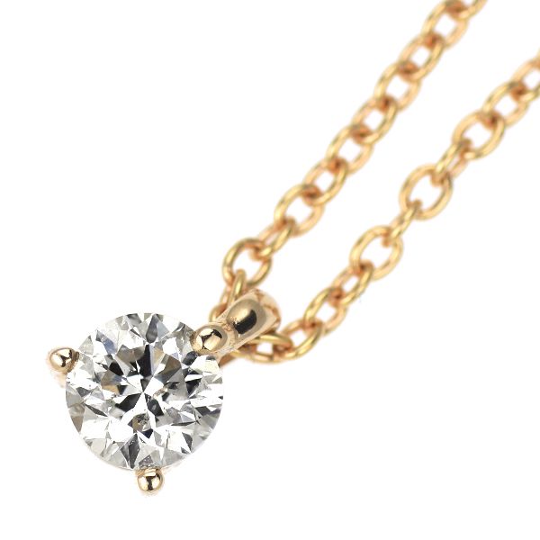 ポンテヴェキオ K18PG クオーツ ダイヤモンド ペンダントネックレス ポンテヴェキオ K18PG クオーツ ダイヤモンド ペンダントネックレス