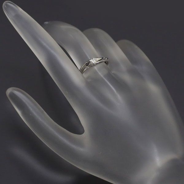  Pt 900 ダイヤモンド リング 0.20 ct リング 指輪 アクセサリー