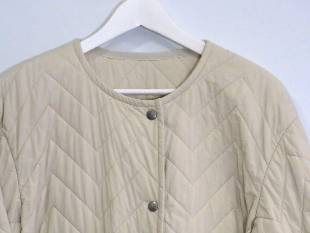 223072 theory luxe セオリーリュクス 20AW キルティング ノー コート クリーニング済み 38 0409620 VIRGO SPICA