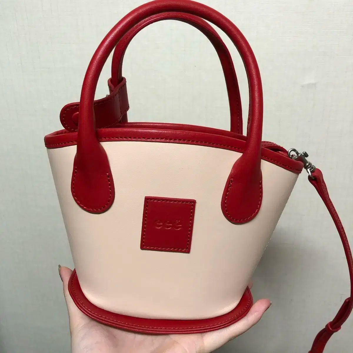 イイエ ミニョン ツーウェイ ミニ バケットバッグ ピンク