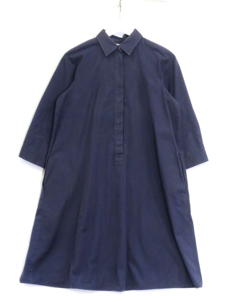 226734】MAX MARA マックスマーラ 白タグ コットン シャツワンピース