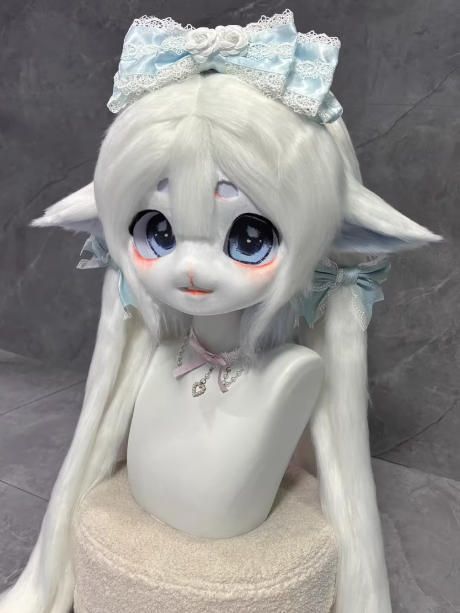 着ぐるみヘッド kigurumi NO 185 羊 白 ファースーツ 全頭ヘッド ケモノ マスク ぬいぐるみ コスプレ コスチューム