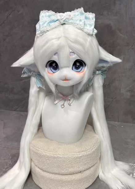 着ぐるみヘッド kigurumi NO 185 羊 白 ファースーツ 全頭ヘッド ケモノ マスク ぬいぐるみ コスプレ コスチューム