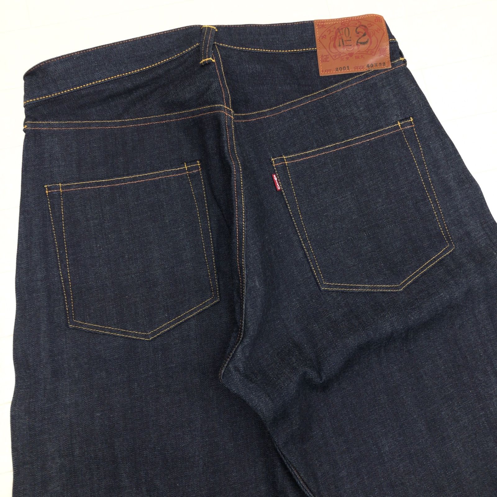 新品　エヴィス ジーンズ NO.1 lot.2001 W36L35 ペイント無 EVISU エヴィス Lot.2001 No.1 SPECIAL カモメ プリント デニム パンツ