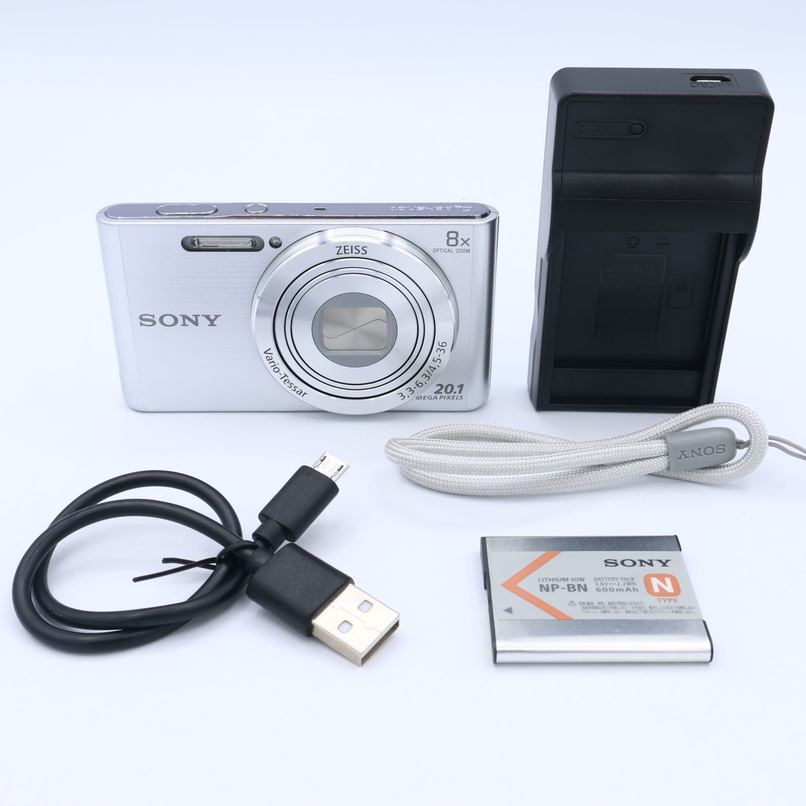 SONY ソニー コンパクトデジタルカメラ Cyber-shot DSC-W830 シルバー 光学ズーム8倍 25-200mm DSC-W830 251026_0158780