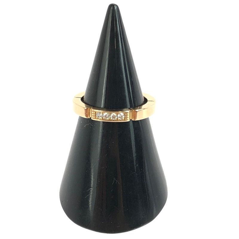 品 CARTIER カルティエ マイヨン パンテール ウェディングリング B4080300 K18PG ダイヤモンド4石 指輪 リング 9号 182-251107-yy-01-tag