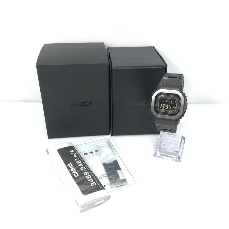 品 CASIO カシオ G-SHOCK 5000 SERIES GMW-B5000MB-1JF ジーショック 5000シリーズ デジタル タフソーラー 腕時計 196-251107-yy-16-tag