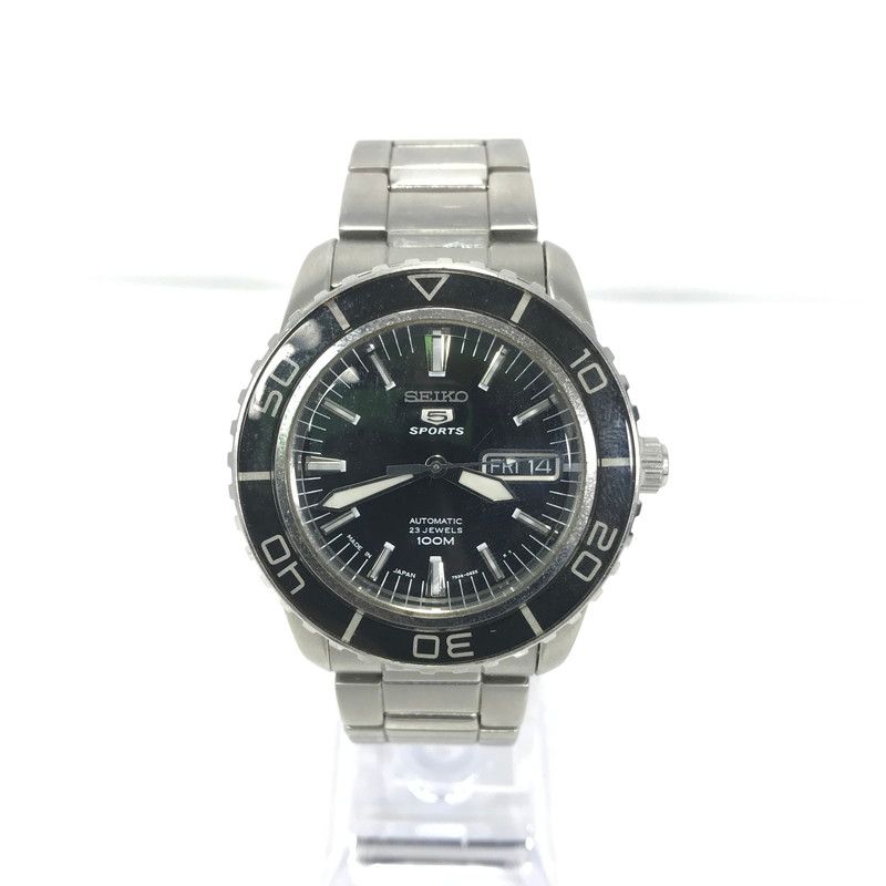 品 SEIKO セイコー 5 SPORTS 7 S 36 04 N 0 SS AT 5スポーツ オートマティック デイデイト 腕時計 197 251107 yy 17 tag