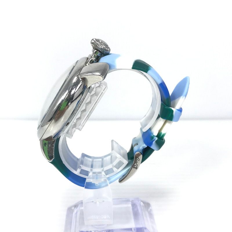 品 Gaga Milano ガガ ミラノ MANUALE 48 5010 マヌアーレ シースルーバック 手巻き式 腕時計 197 251107 yy 18 tag