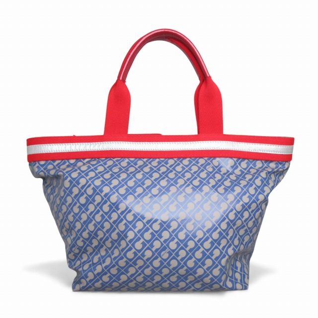 ☆訳あり美品☆ゲラルディーニ リバーシブルトートバッグ レッド