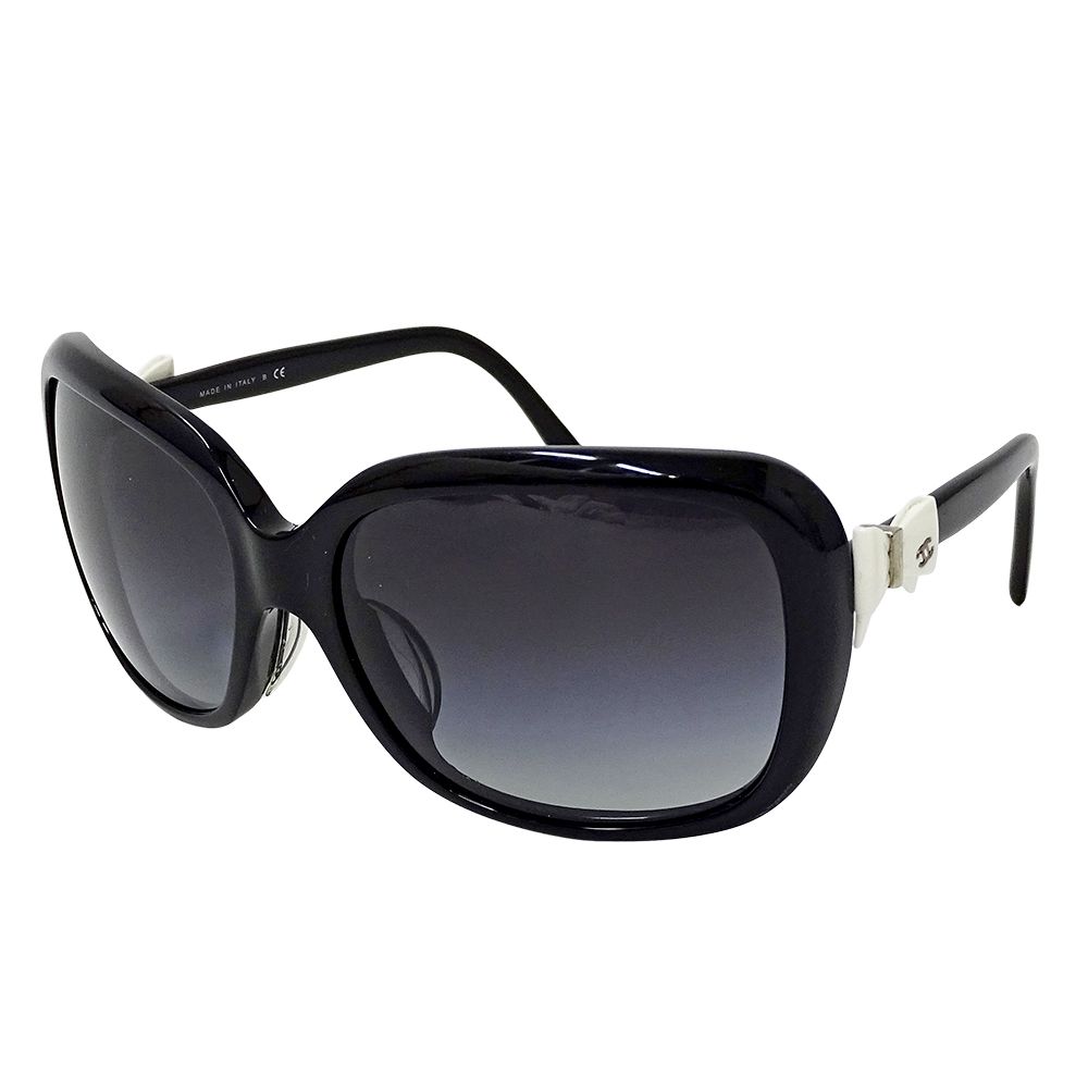 シャネル CHANEL サングラス レディース ブランド ブルー ブラック 5171-A リボン サイズ60 17 135 グラデーション おしゃれ かわいい