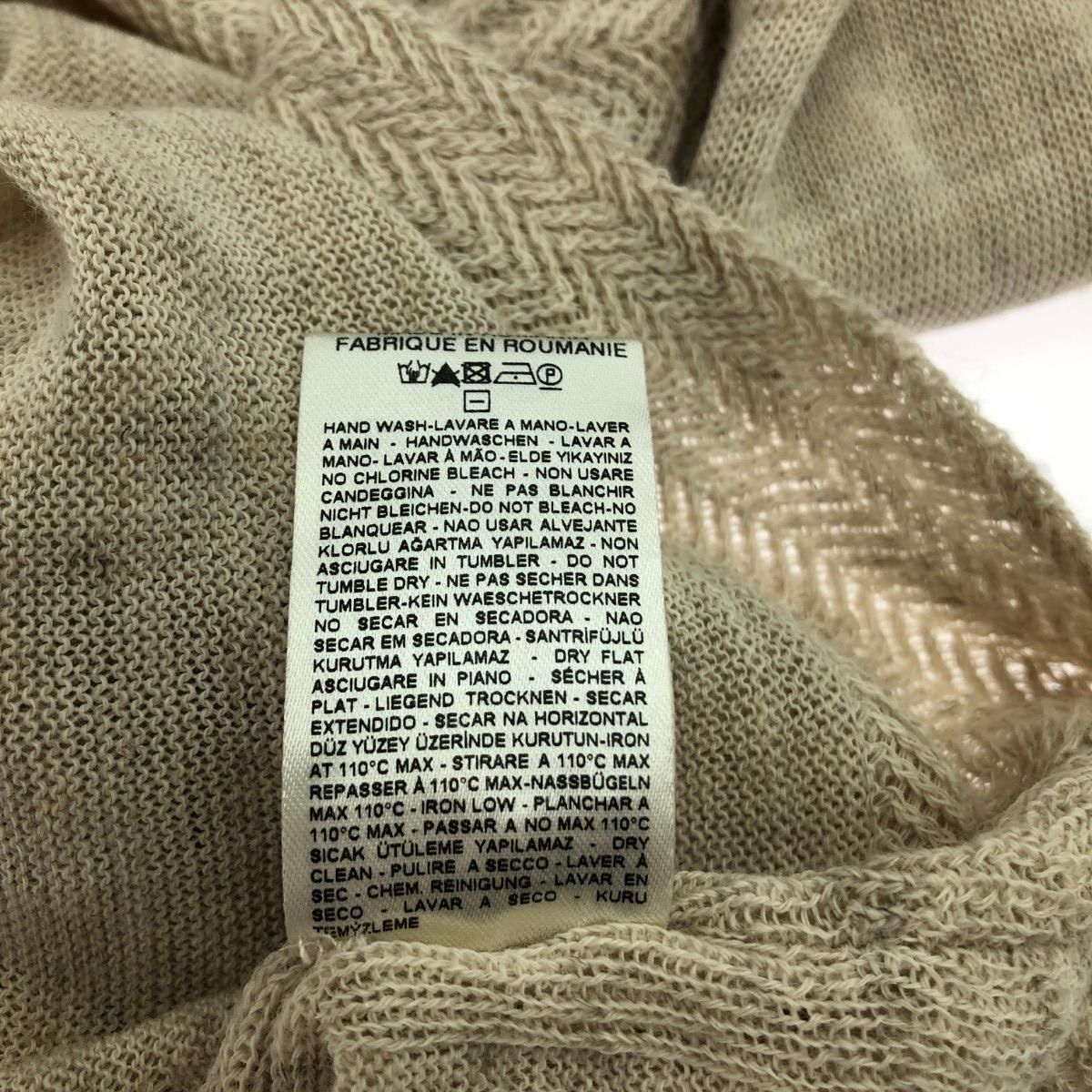 DIESEL ディーゼル ヘンリーネックニットソー サイズ:L ベージュ