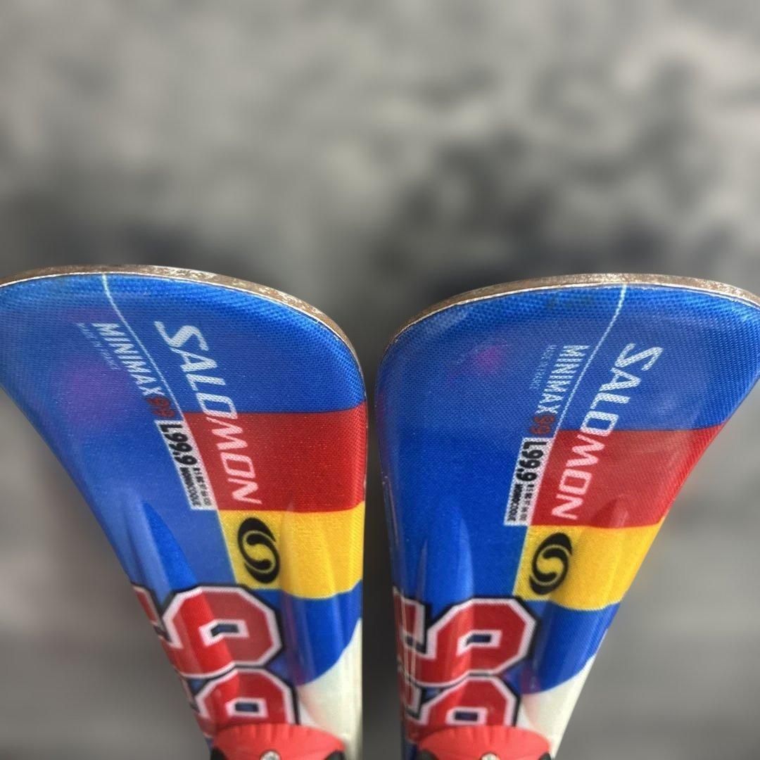 人気カラーSALOMON サロモン MINIMAX スキー板 ショートスキー - メルカリ