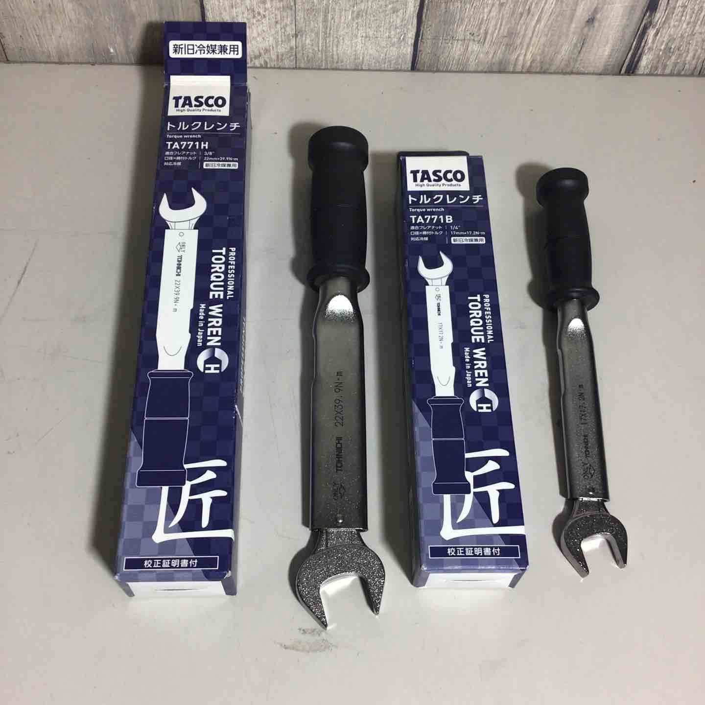 イチネン TASCO トルクレンチ TA771H TA771B 2本セット 戸田店