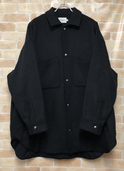 MAISON KITSUNE メゾンキツネ FULLY LINED TWO POCKET OVERSHIRT JM02158WM0020 ネイビー M 111418695