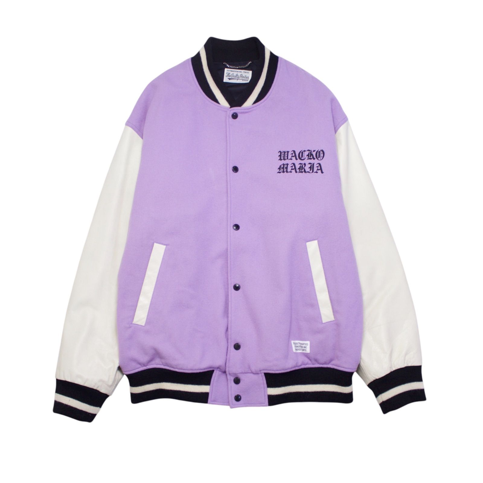 WACKO MARIA ワコマリア LEATHER VARSITY JACKET TYPE 3 レザーバー 