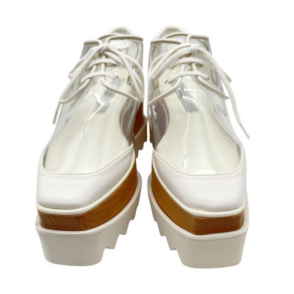 ⭐︎ステラマッカートニー⭐︎ エリス　白　アイボリー　シューズ　36.5 未使用 ステラマッカートニー STELLA McCARTNEY クリアスニーカー