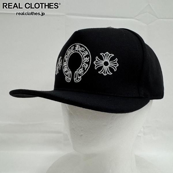 CHROME HEARTS クロムハーツ CH Plus Horseshoe Embroidery BASEBALL CAP ホースシュー＆CHプラス刺繍 デニム キャップ 帽子