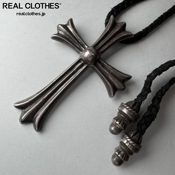 CHROME HEARTS/クロムハーツ ラージクロスペンダント w/レザーブレード
