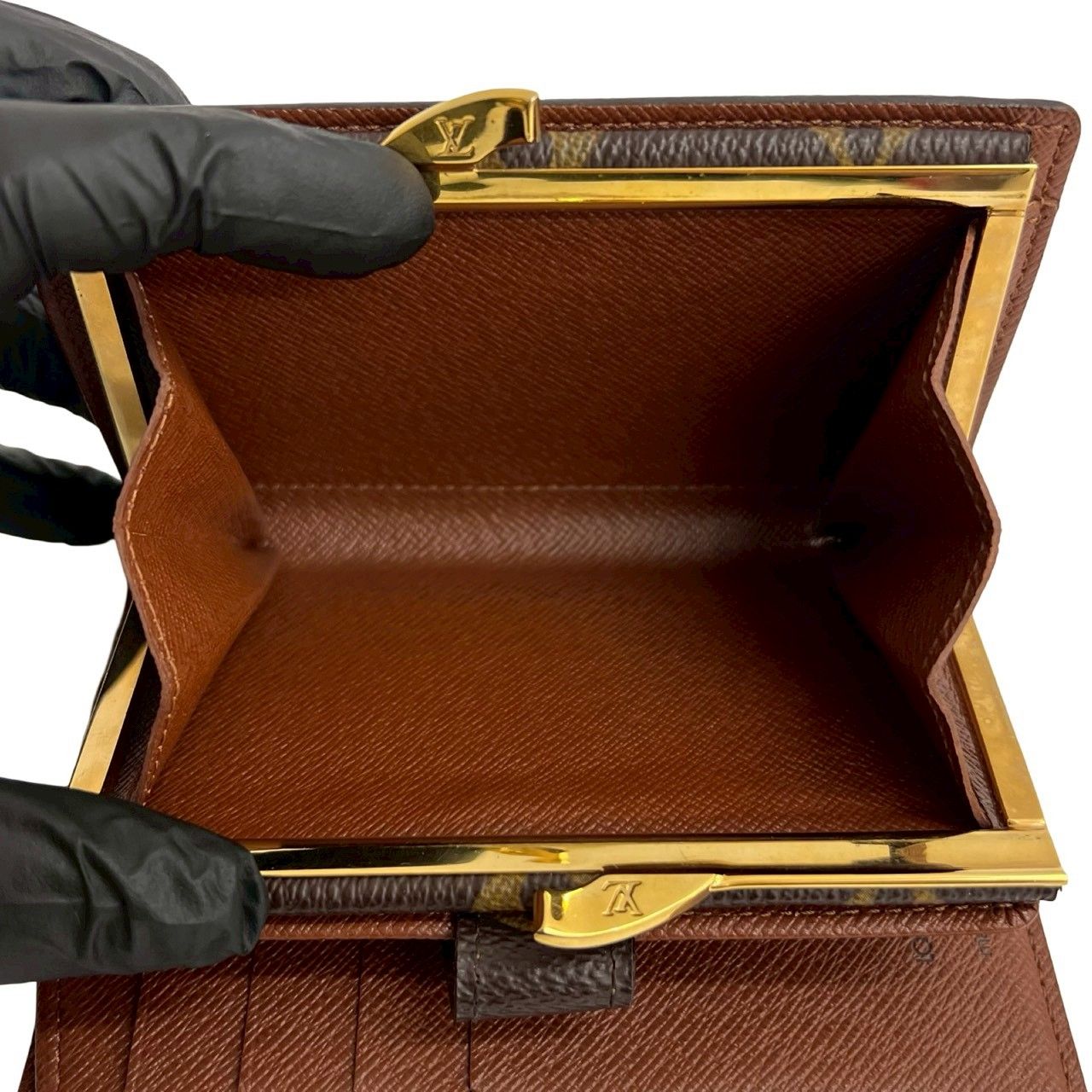  LOUIS VUITTON ルイヴィトン ポルトフォイユ ヴィエノワ モノグラム レザー 本革 二つ折り 財布 ミニ ウォレット ブラウン 26589 その他 小物