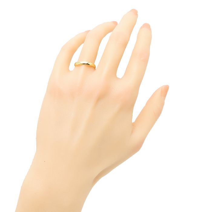 イエローゴールド 甲丸 リング 15号 2.75 g 18 K 18金 シンプル デザイン 指輪 質屋 丸高 尼崎市 Yellow Ring Marutaka jewelry 兵庫県 買取 プレゼント ファッション