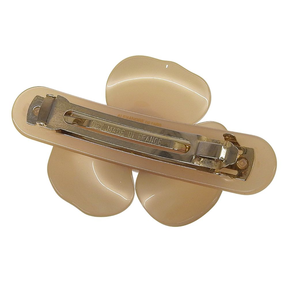 アレクサンドル ドゥ パリ DE PARIS ビジュー ブラック ダブルカメリア パステル カメリア バレッタ タグ 2点セット レディース オフィス