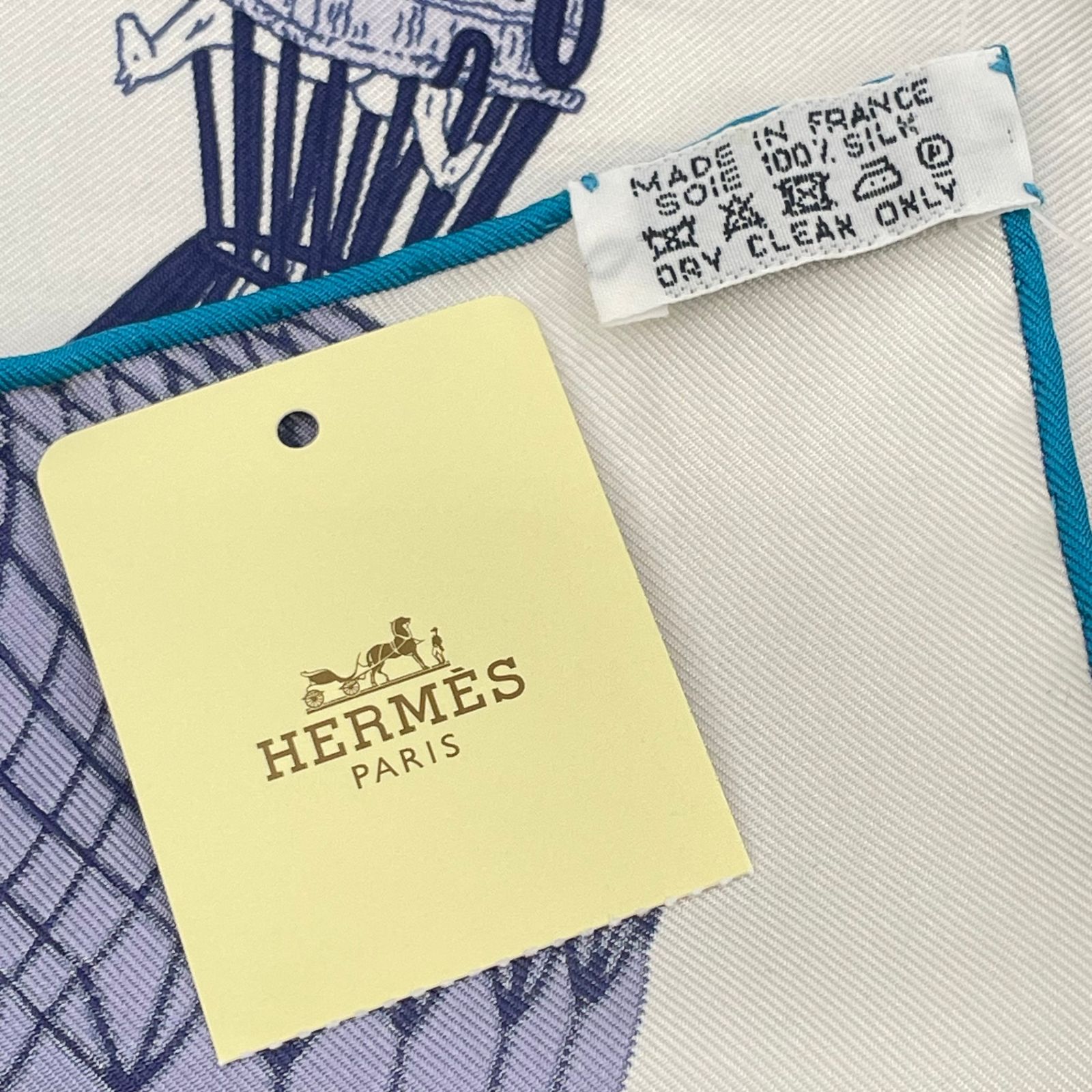 レア 希少 未使用品 HERMES エルメス カレ90 スカーフ シルク