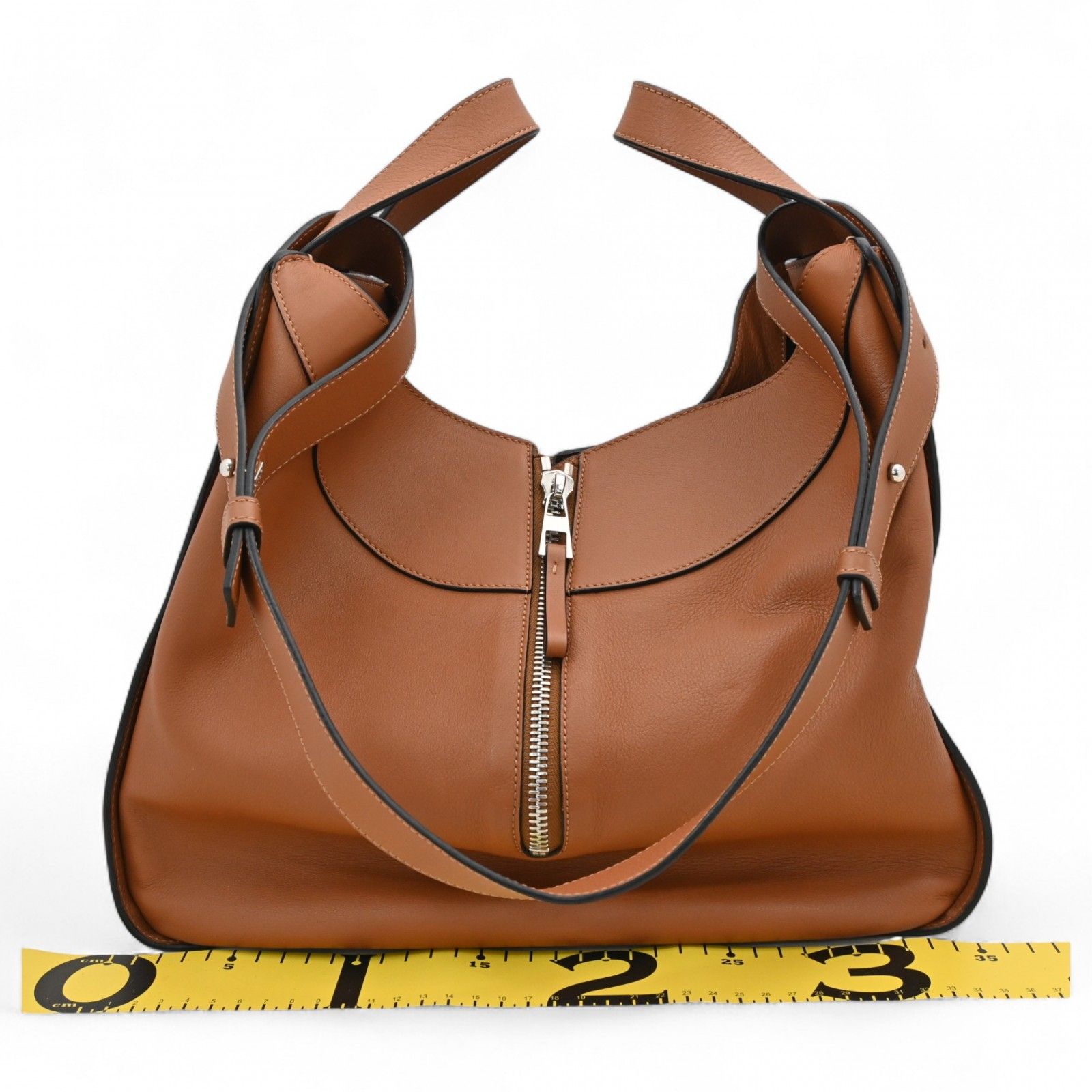 ロエベ ハンモック スモール 2way バッグ レザー タン Aランク lo99115dn