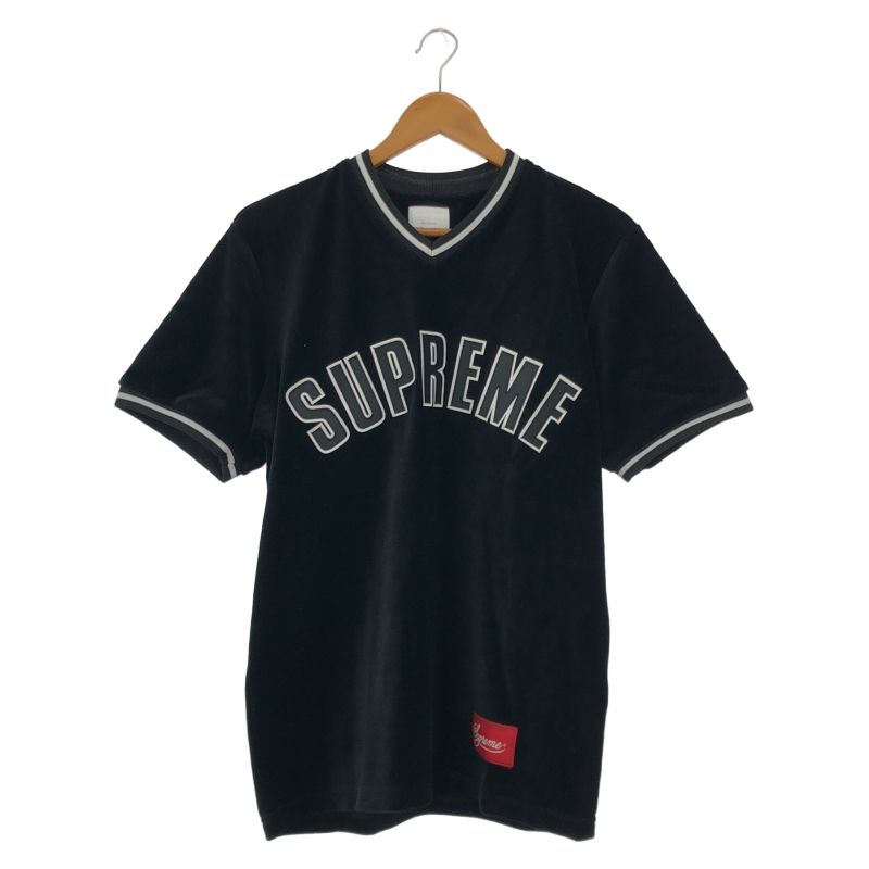 Supreme Velour Baseball Top 2016FW サイズS 黒 シュプリーム 91