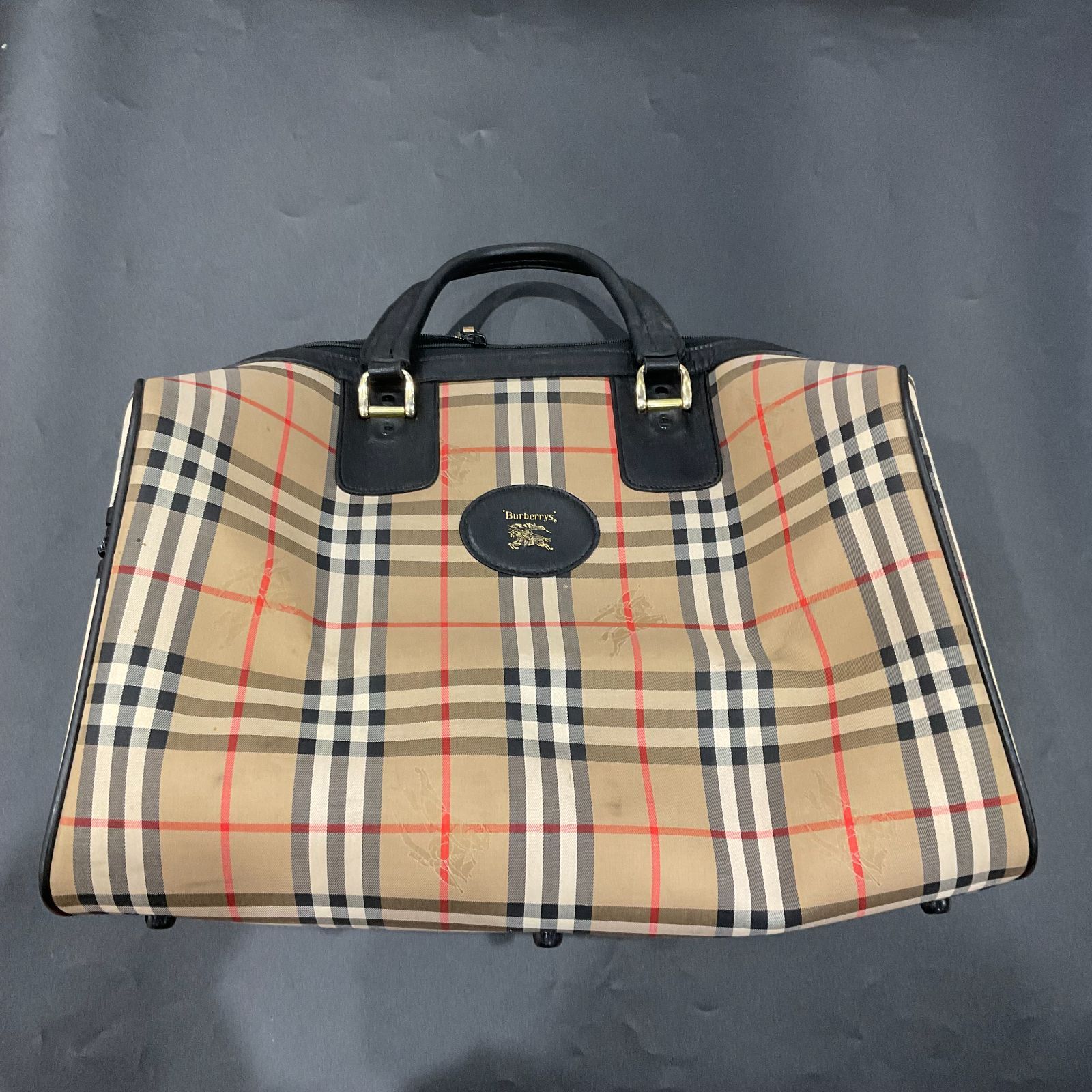 バーバリー ノバチェック ボストンバッグ B25110603