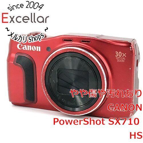 bn:1] Canon製 PowerShot SX710 HS レッド 2030万画素 本体のみ 本体