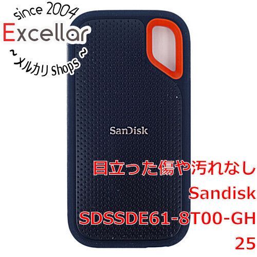 今がお得！ bn 12 SANDISK ポータブルSSD エクストリーム SDSSDE61-8T00-GH25 8TB