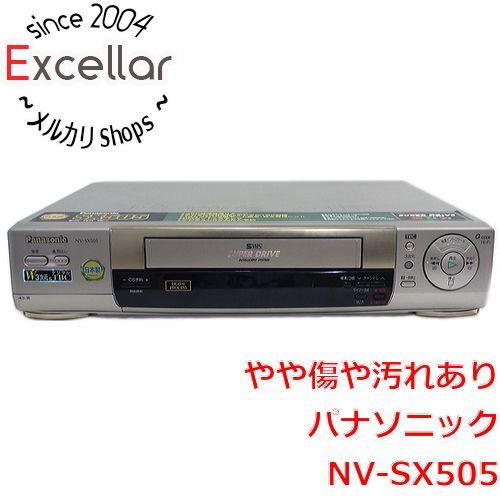 bn 7 Panasonic S-VHS ビデオデッキ NV-SX505 リモコン付き