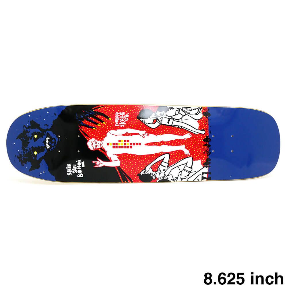 POLAR DECK ポーラー デッキ SHIN SANBONGI FANZILLA 8.625 P9 SHAPE スケートボード スケボー