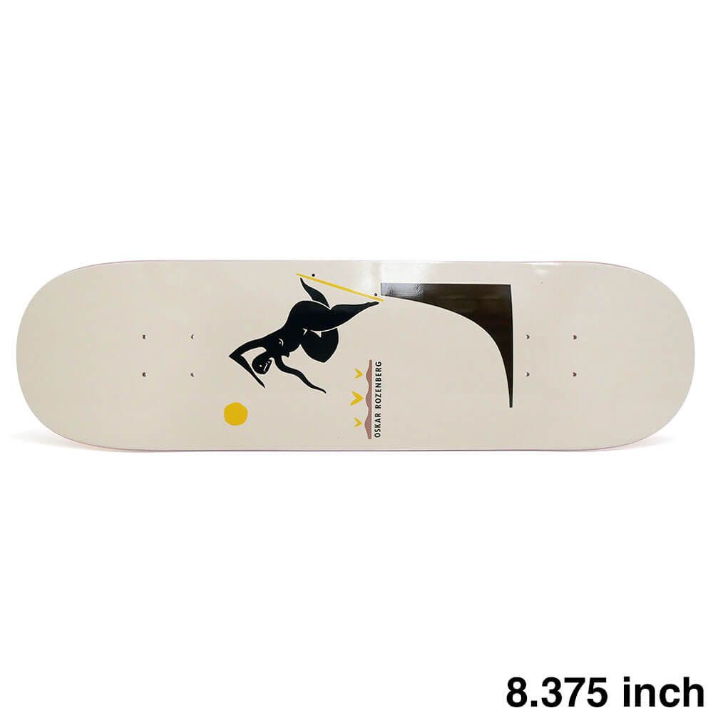 POLAR DECK ポーラー デッキ OSKAR ROZENBERG BS NOSEBLUNT BURNT CREAM 8.375 スケートボード スケボー