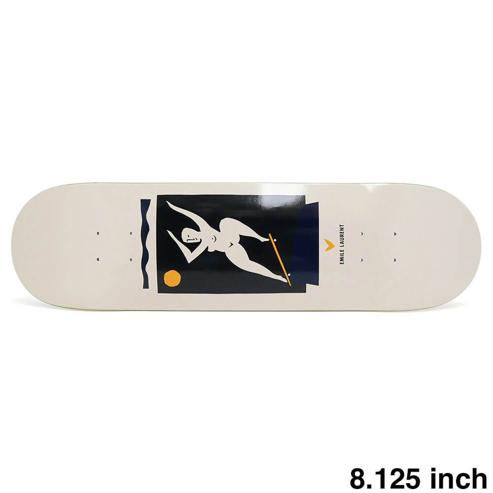 POLAR DECK ポーラー デッキ EMILE LAURENT CROOKS CREAM 8 125 スケートボード スケボー
