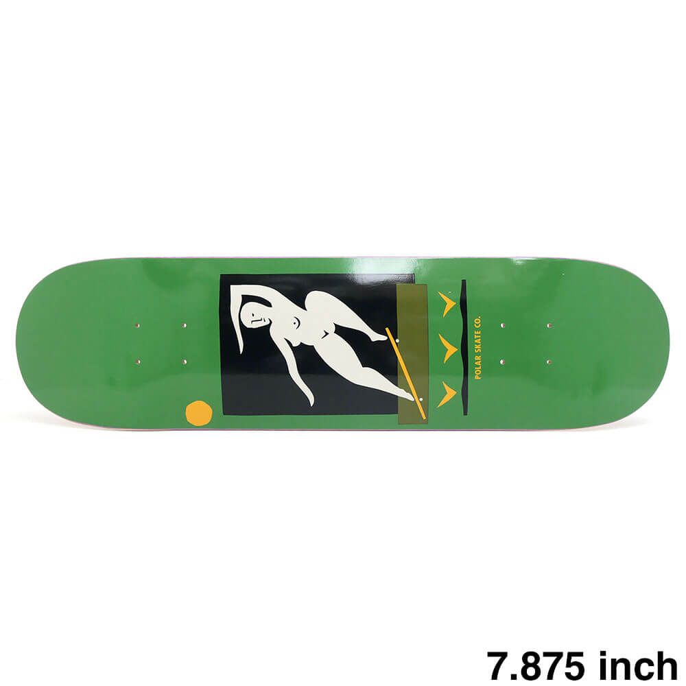 POLAR DECK ポーラー デッキ TEAM BS SMITH GREEN 7.875 スケートボード スケボー