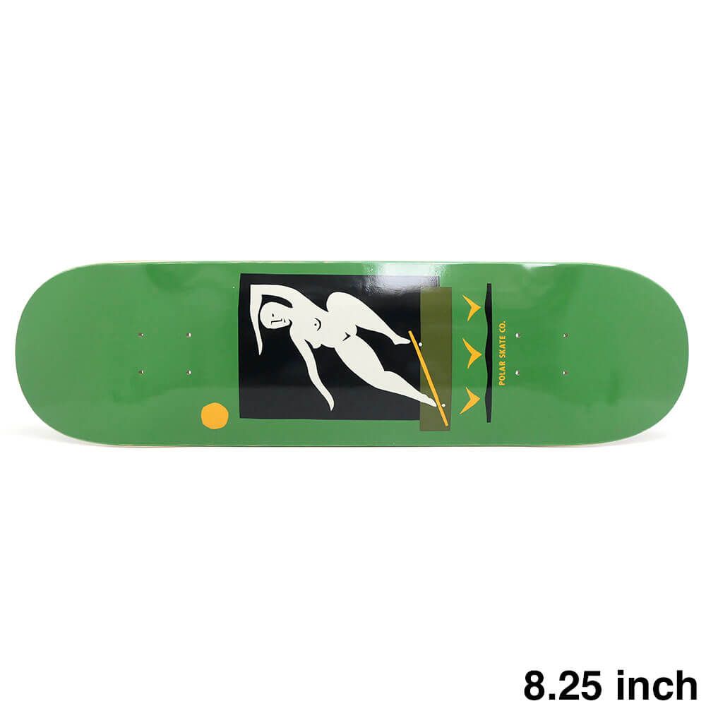 POLAR DECK ポーラー デッキ TEAM BS SMITH GREEN 8.25 スケートボード スケボー