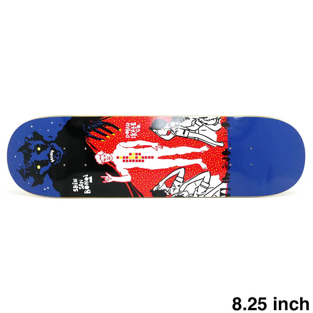 POLAR DECK ポーラー デッキ SHIN SANBONGI FANZILLA 8.25 スケートボード スケボー