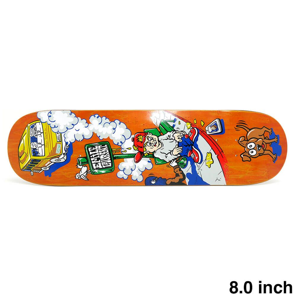 POLAR DECK ポーラー デッキ EMILE LAURENT BUS STOP ORANGE STAIN 8.0 スケートボード スケボー