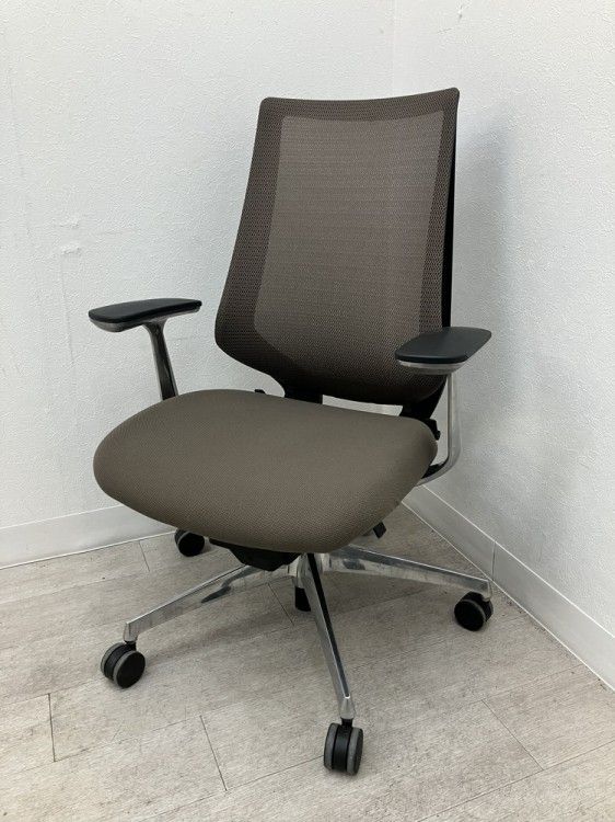 品 コクヨ 固定肘付デュオラチェア CR GA 3041 ブラウン