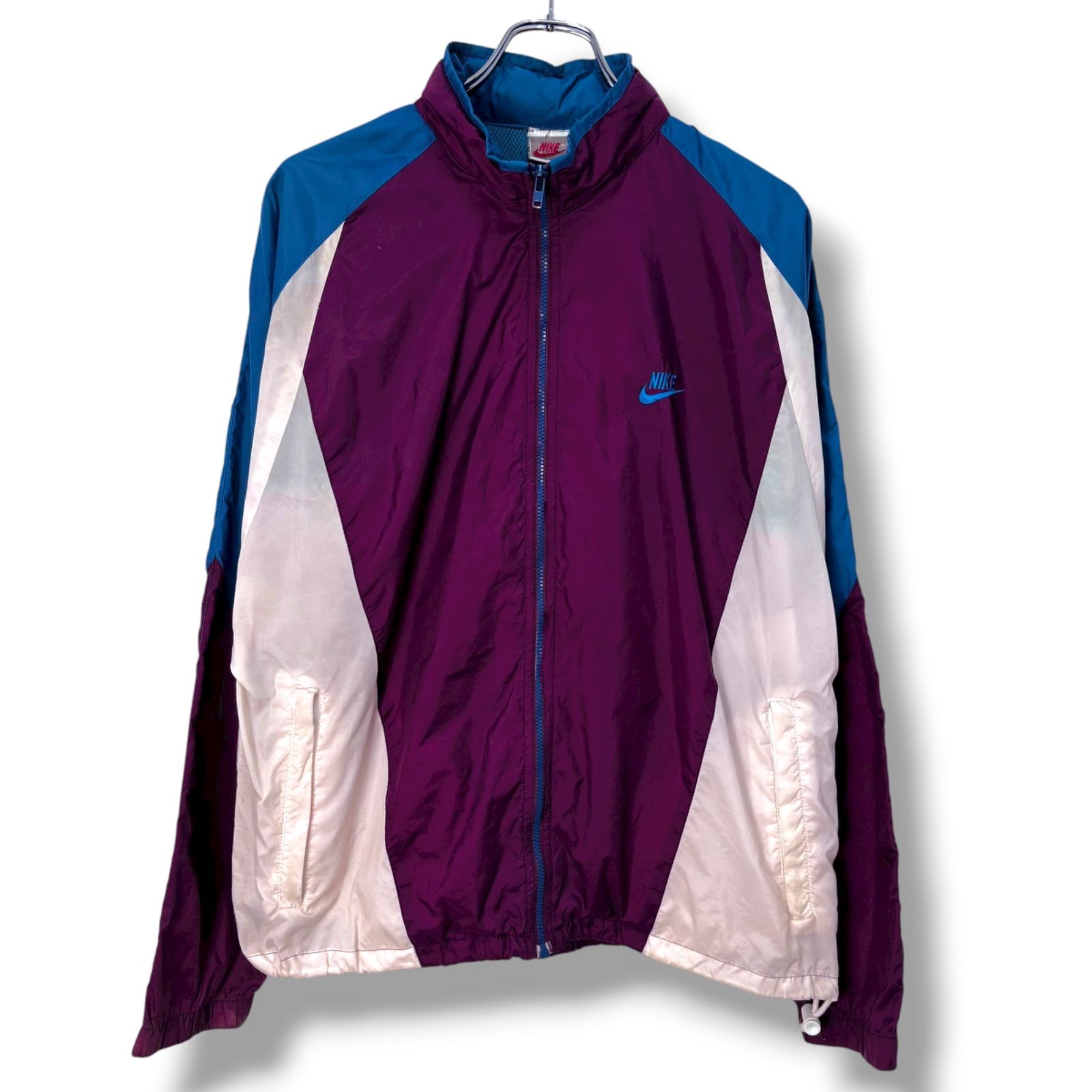 90s NIKE Nylon Track Jacket 【L】90年代 ナイキ 銀タグ ナイロン