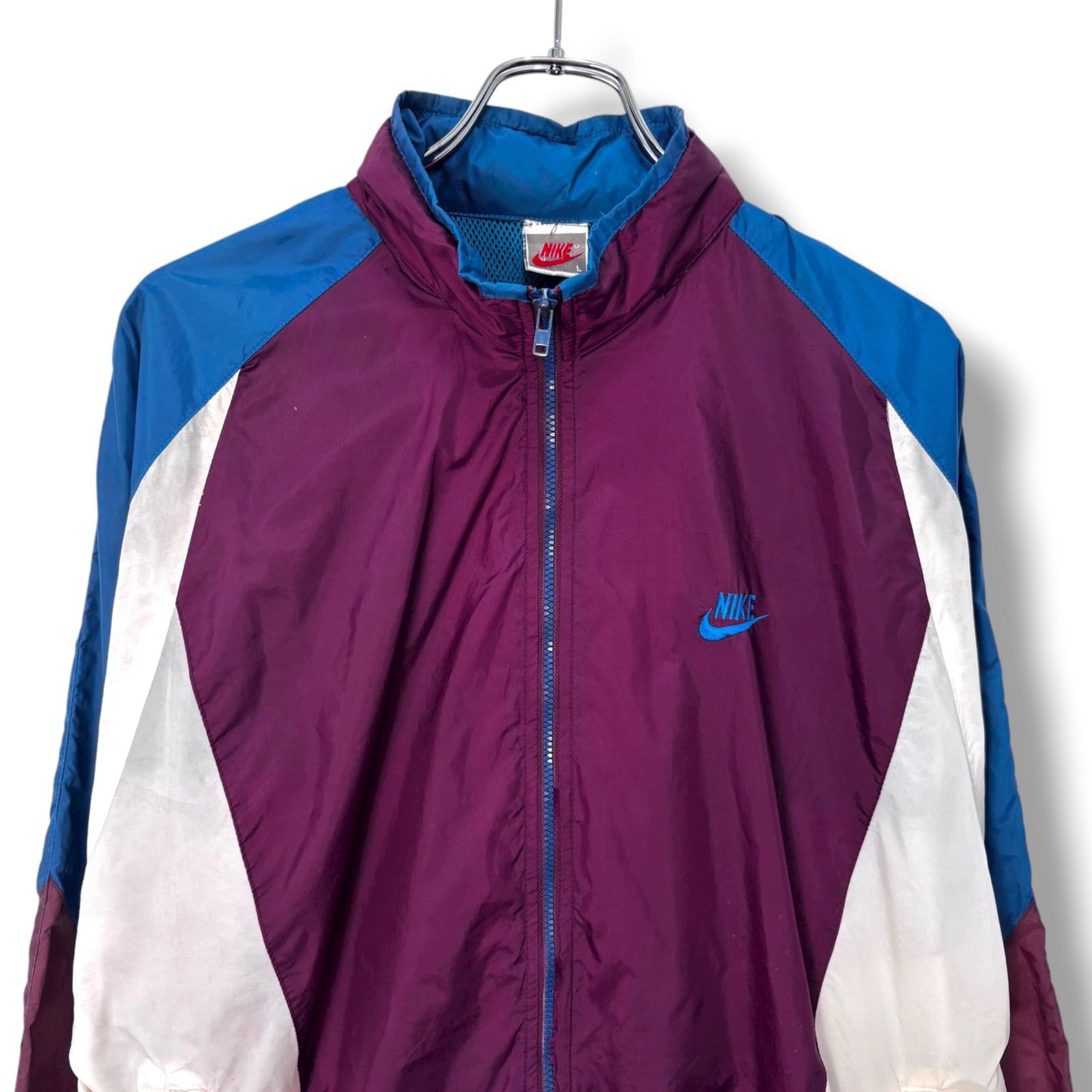 90s Vintage Nike Nylon Track Jacket 銀タグ 90s Vintage Nike Nylon Track Jacket 銀タグ 90s NIKE ナイキ 銀タグ