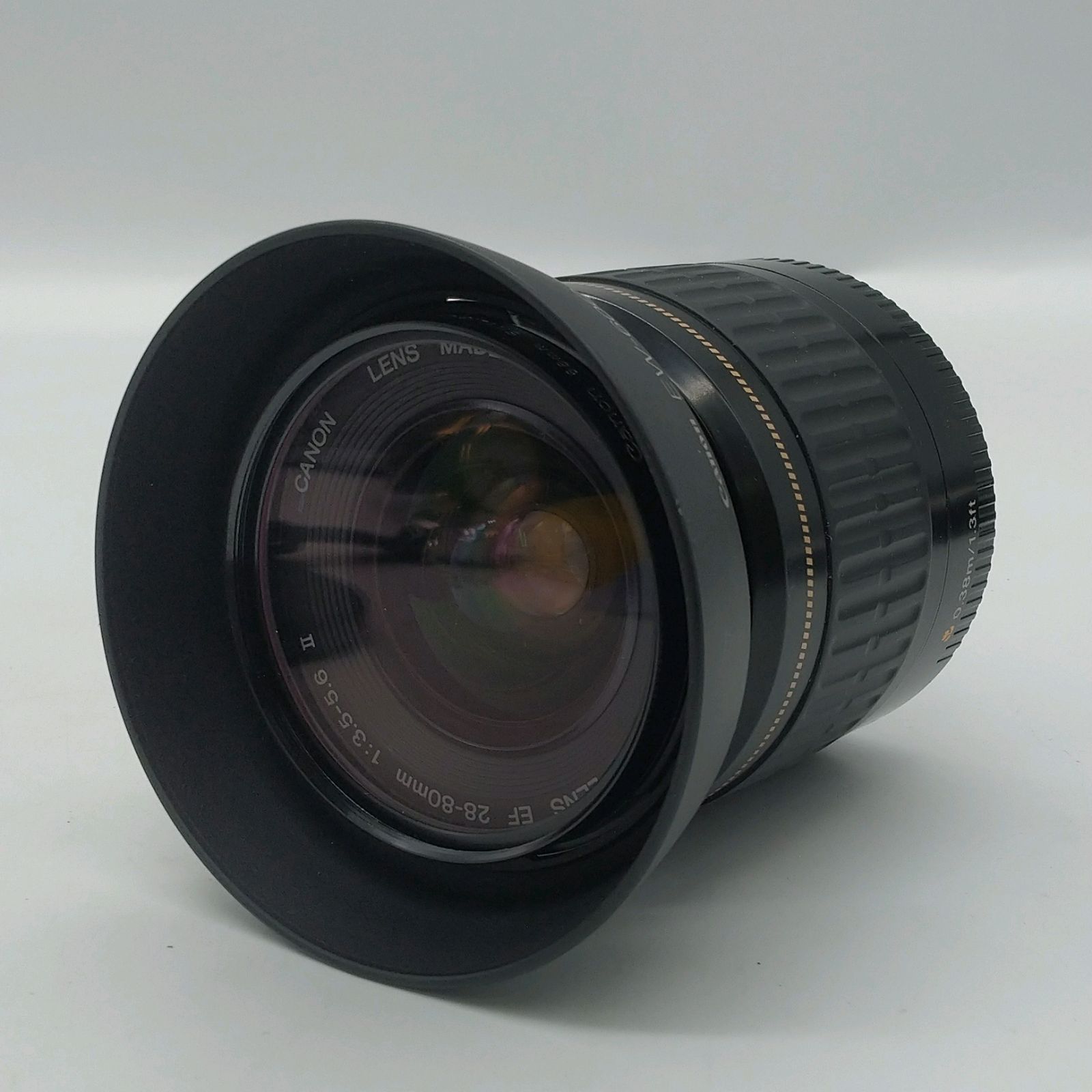 Canon EF 28-80mm f 3.5-5.6 Ⅴ ULTRASONIC ズームレンズ レンズフード付き